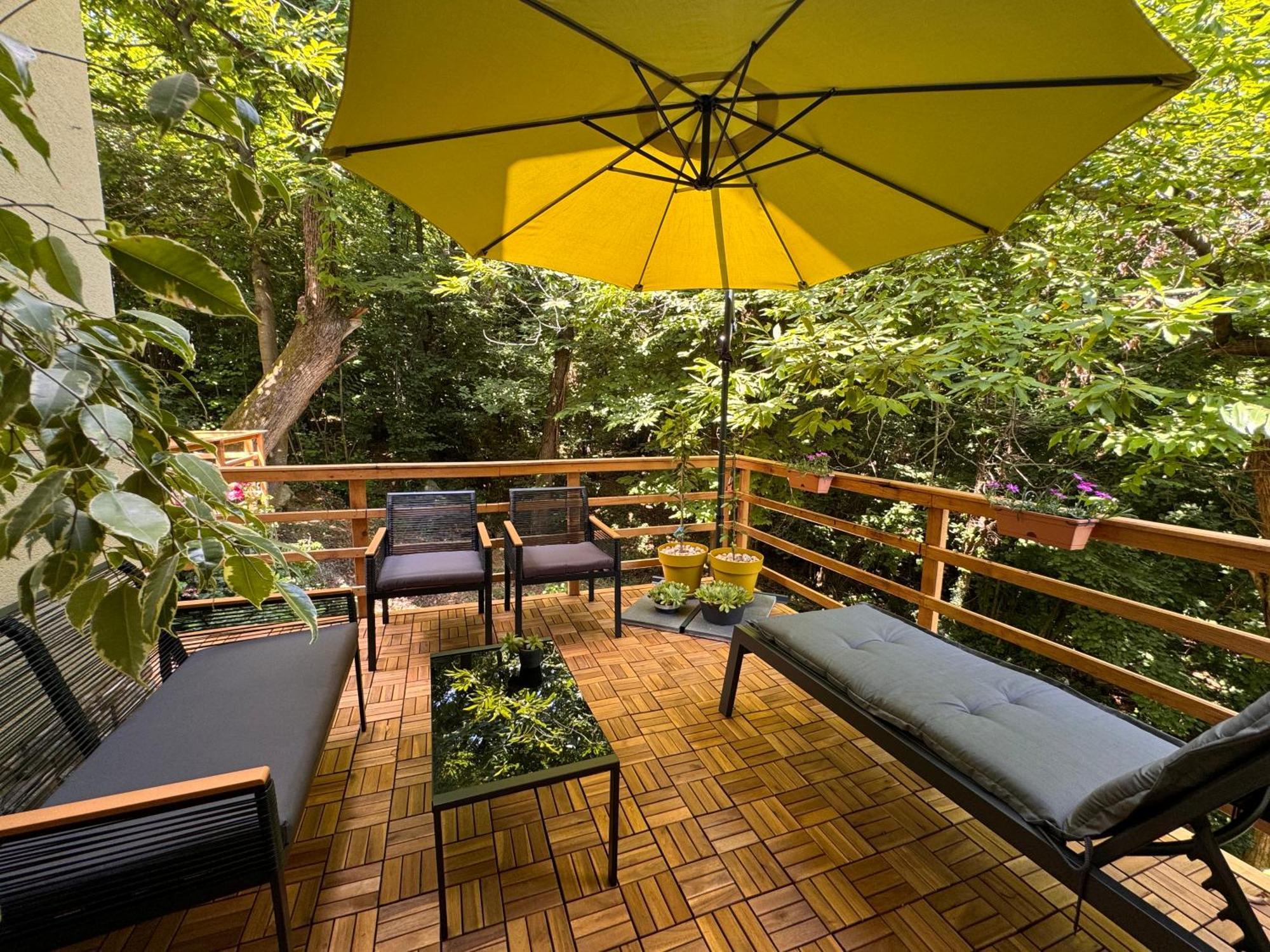 Apartment With A Terrace Forest Home Lullula Veprinac Exteriér fotografie